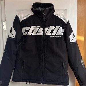 Castle X Strike Black and White Snowmobile Jacket women’s size L